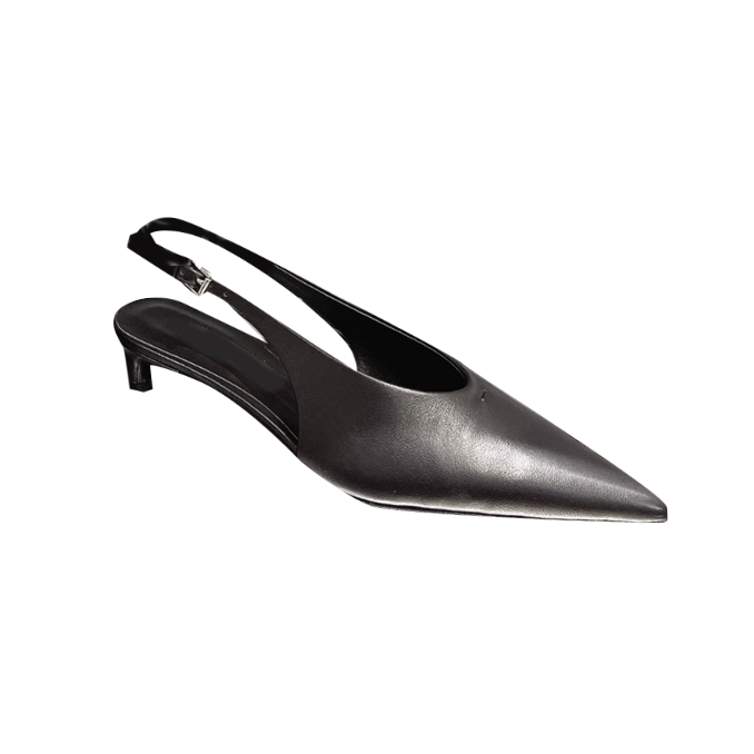 Slingback Kitten Heel Sandals