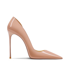 Patent Leather High Heel Pumps - 10cm
