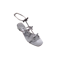 Diamante Bow Flat Sandals