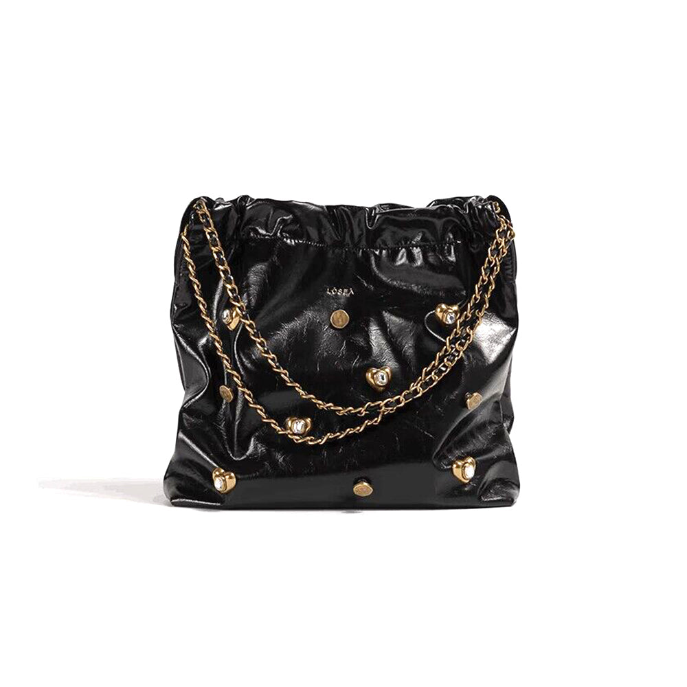 Diamante And Studded Cross Body Bag