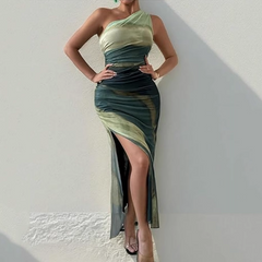 Tie-Dye Slip Dress