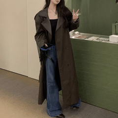 Leather Trench Coat