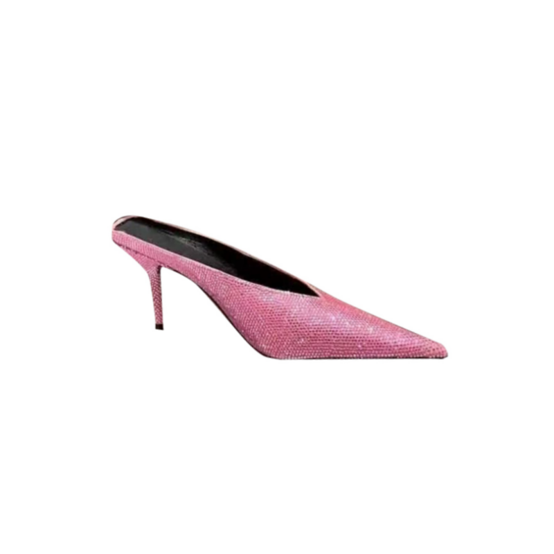 Diamante Mules Pumps