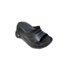 Leather Platform Mules Sandals