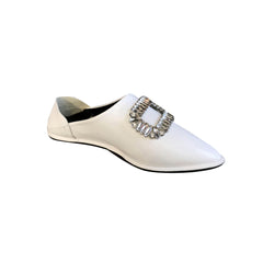 Diamante Buckled Flats
