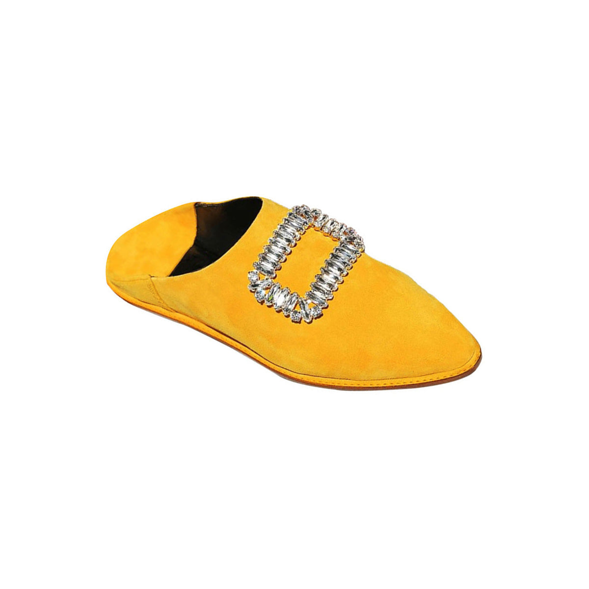 Diamante Buckled Flats
