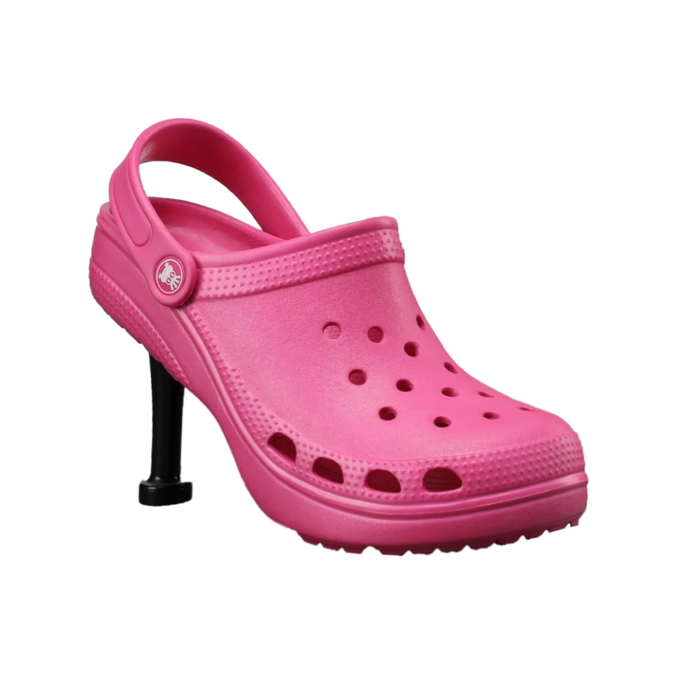 Cut Out Mid Heel Mules Sandals