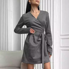 Lace Up Mini Dress