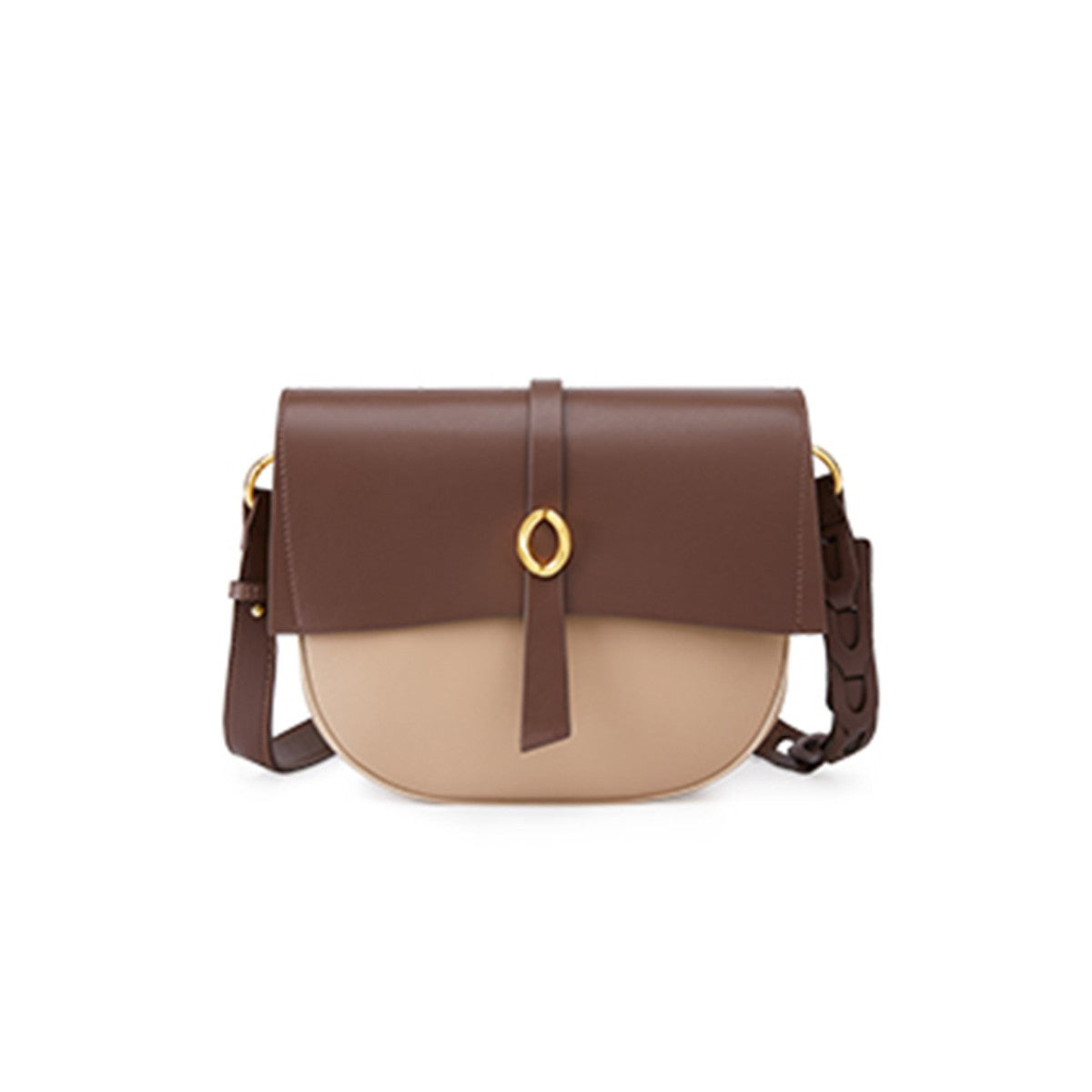 Bi-Color Cross Body Bag