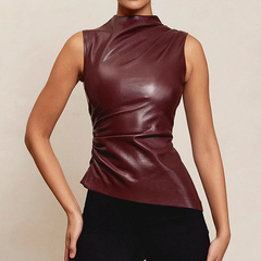 Leather Tank Top