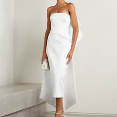 Tube Midi Evening Dress Gown