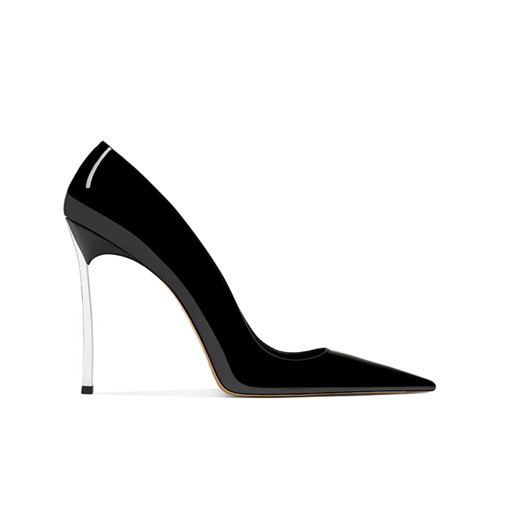 Stiletto Mid Heel Pumps - 8cm
