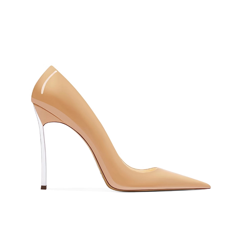 Stiletto Mid Heel Pumps - 8cm