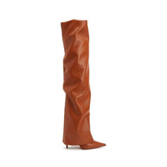 Leather Over The Knee Boots