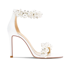 Pearl High Heel Sandals - 10cm