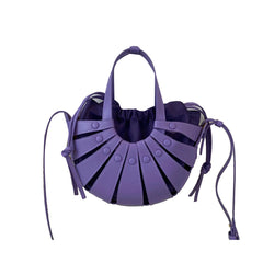 Cut Out Leather Tote Bag