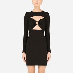 Cut Out Mini Evening Dress Gown