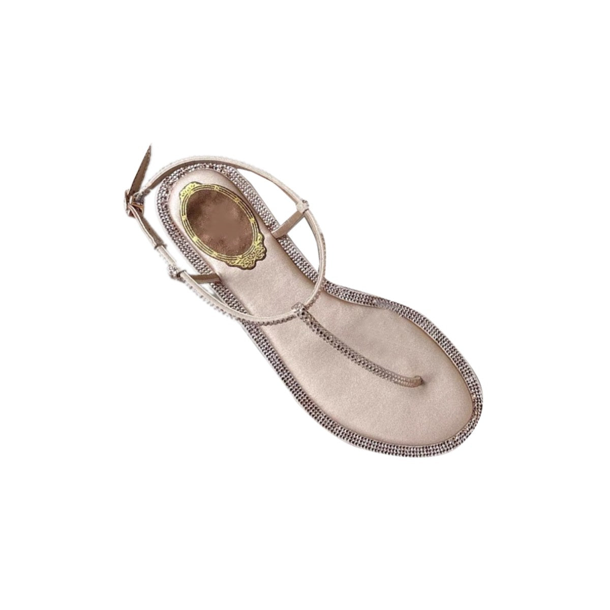 Diamante Flat Sandals