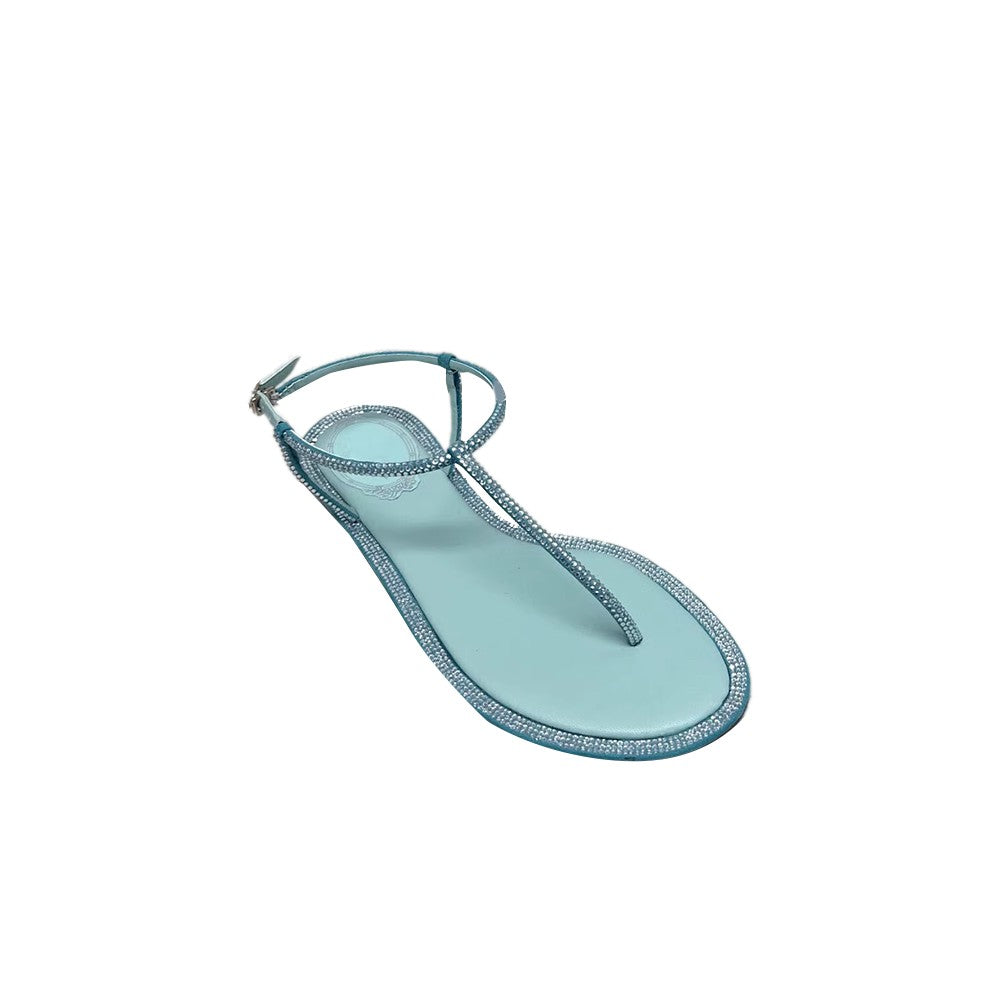 Diamante Flat Sandals