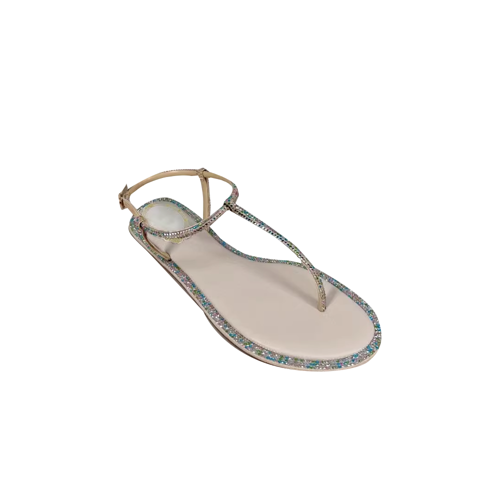 Diamante Flat Sandals