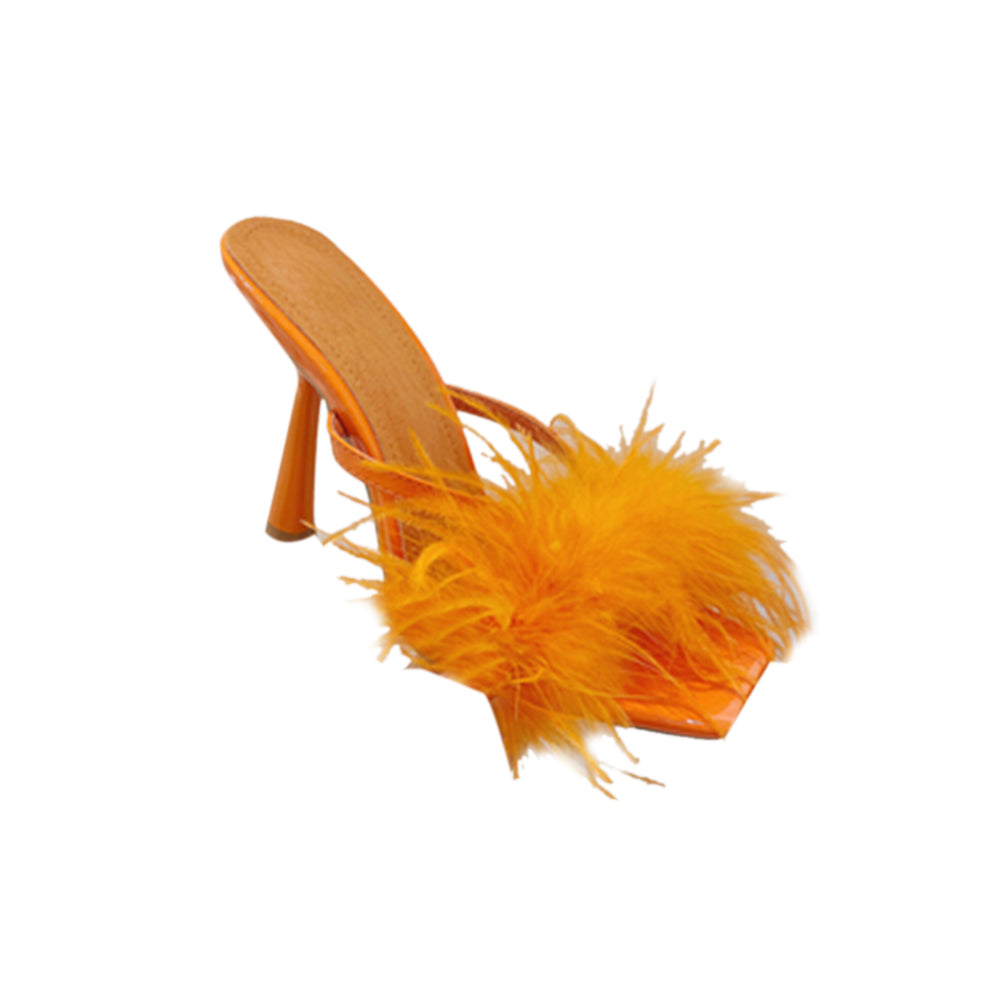 Fur Mules Sandals