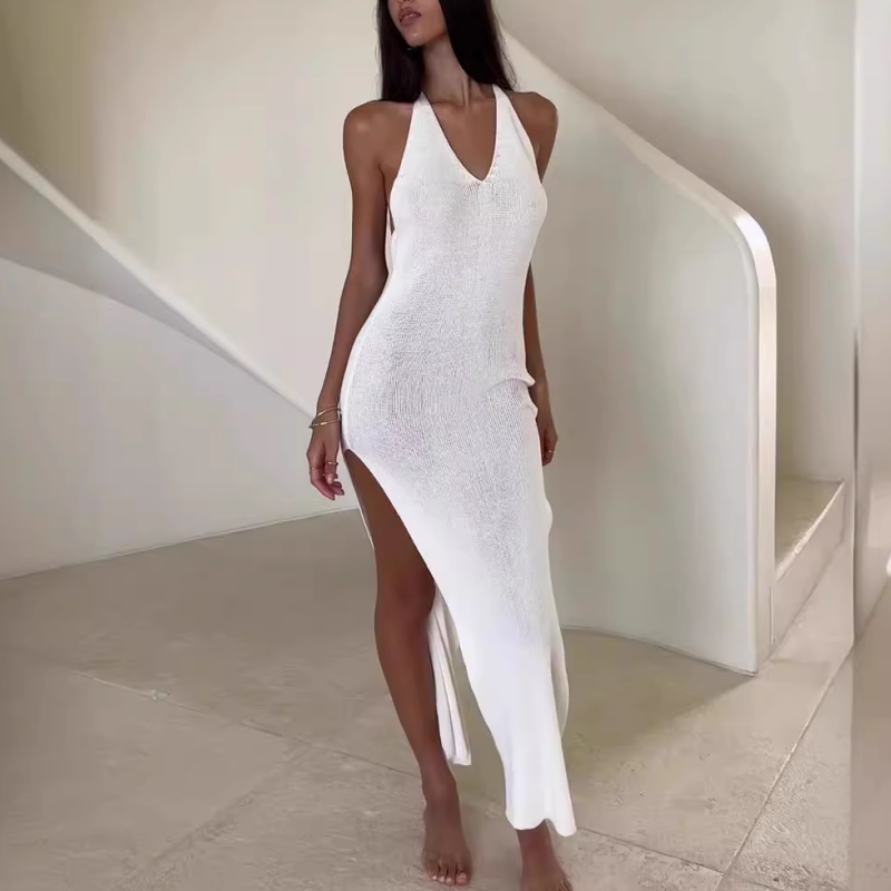 V Neck Slip Dress