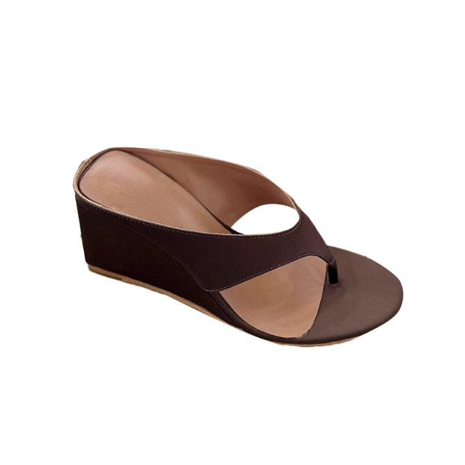 Flip Flop Wedged Mules Sandals