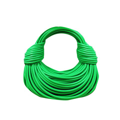 Knotted Leather Tote Bag