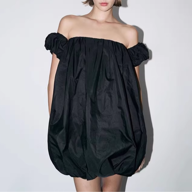 Off-Shoulder Mini Dress