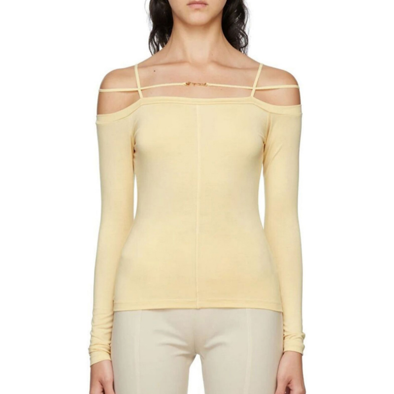 Off-Shoulder Long Sleeves Top