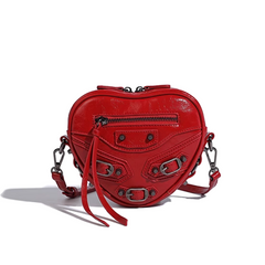 Heart Buckled Cross Body Bag