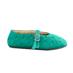 Buckled Flat Ballet Shoes