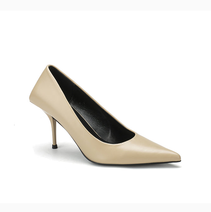 Stiletto Mid Heel Pumps - 8cm