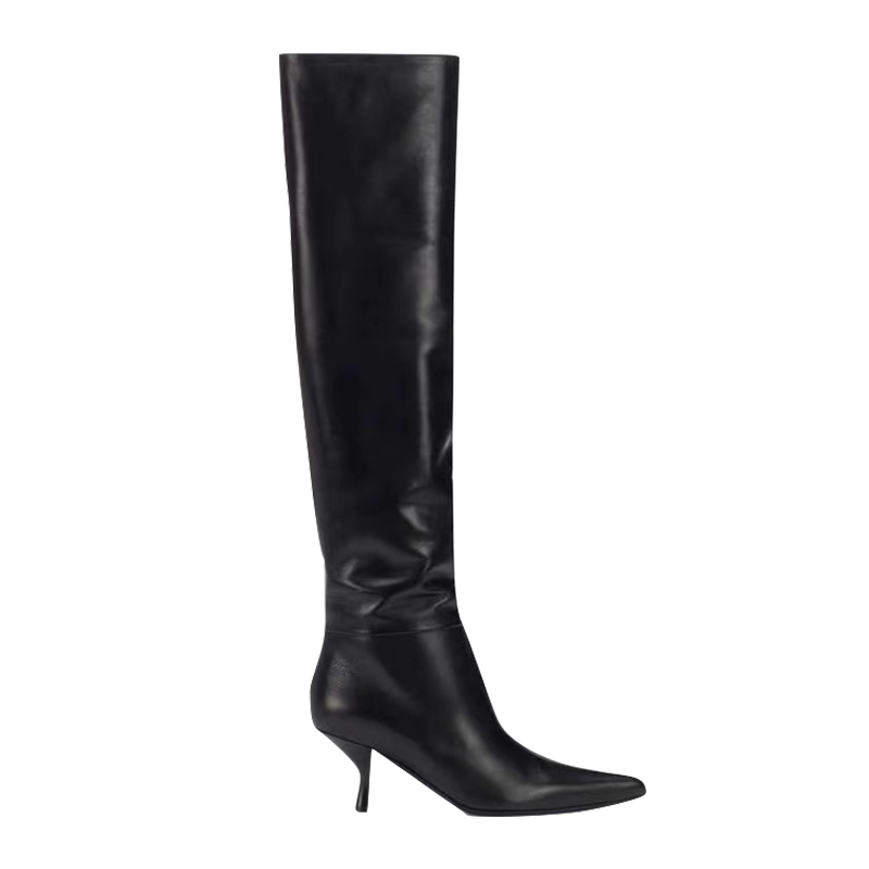 Kitten Heel Over The Knee Boots