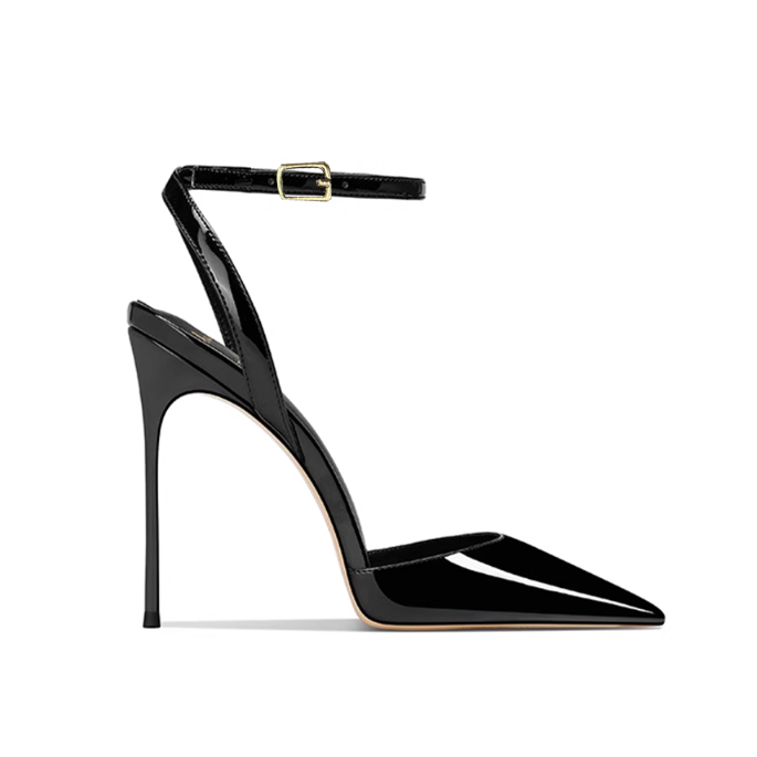 Ankle Strap High Heel Sandals - 10cm