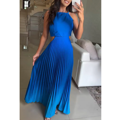 Fold Hem Maxi Dress