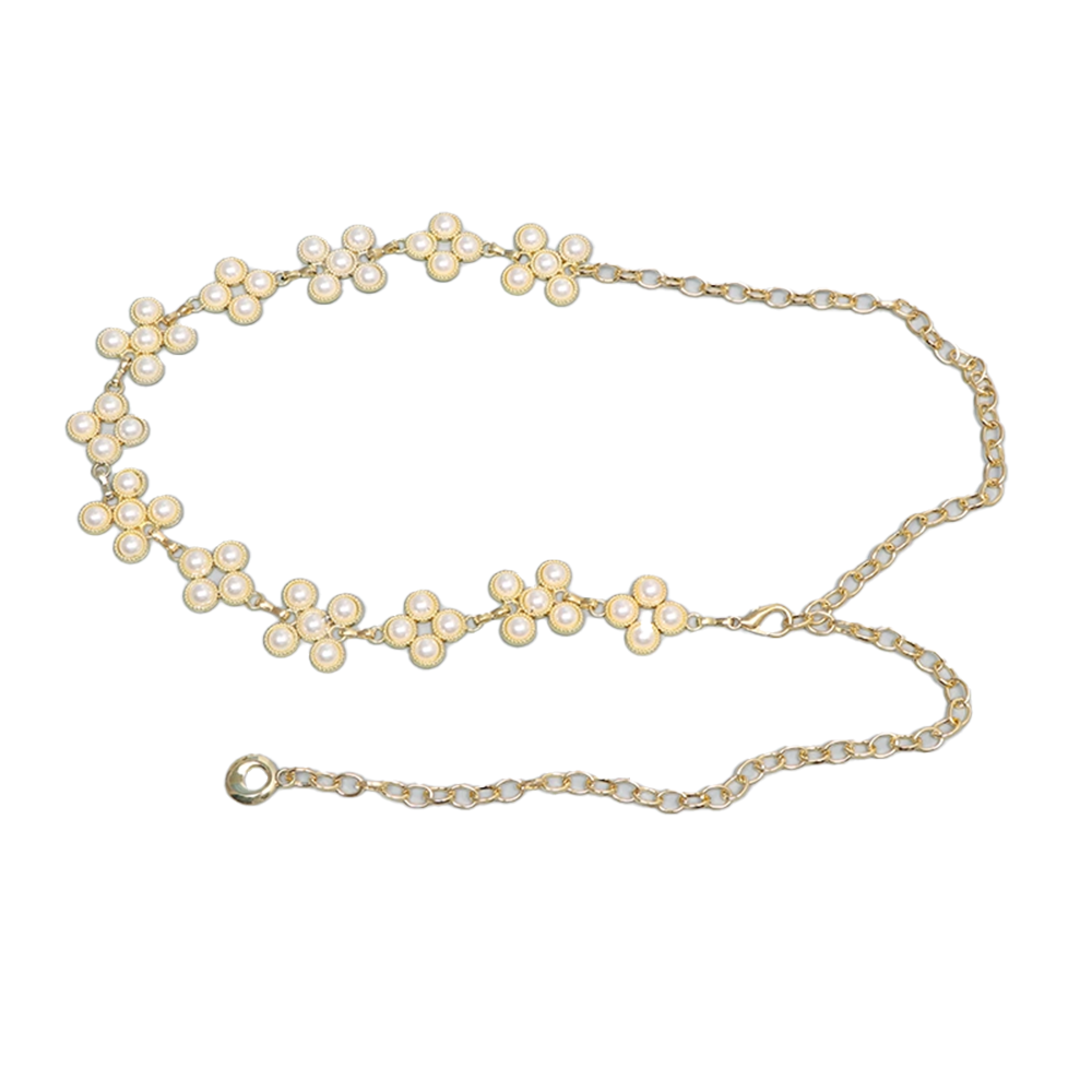 Pearl Flower Girdle Belt