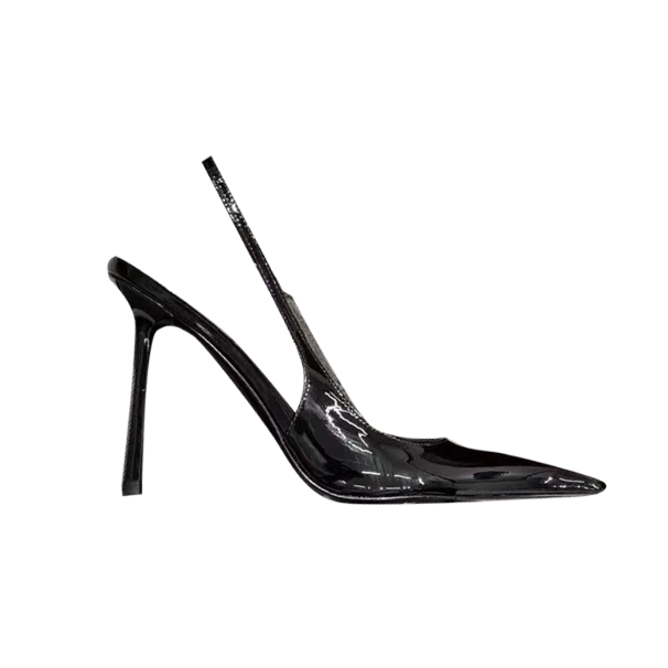 Super Pointed Toe Slingback High Heel Sandals