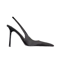 Super Pointed Toe Slingback High Heel Sandals