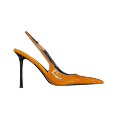 Super Pointed Toe Slingback High Heel Sandals
