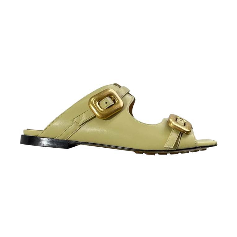 Buckled Slippers Slides