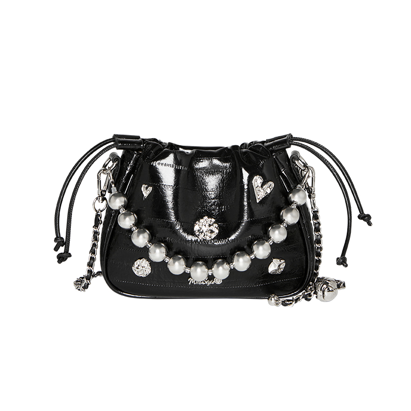 Diamante And Pearl Cross Body Bag
