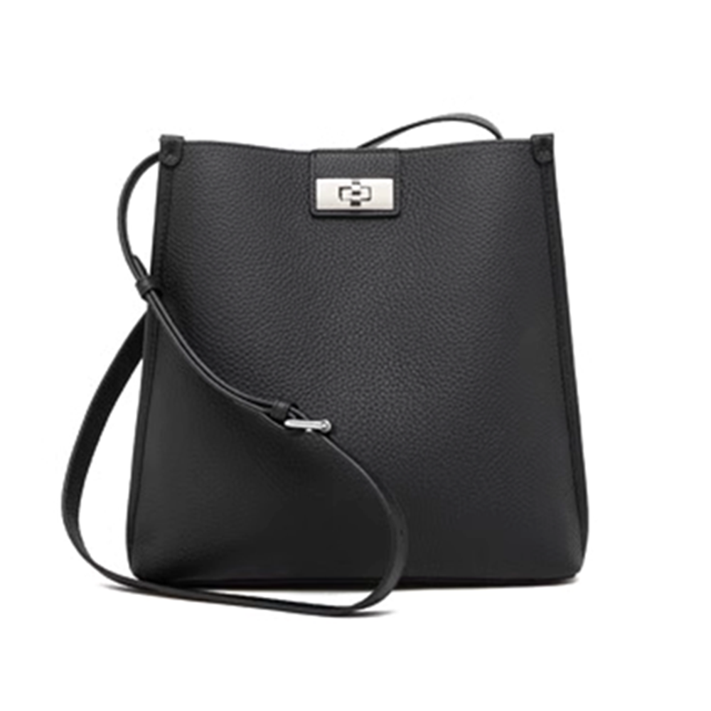 Metal Lock Bucket Bag