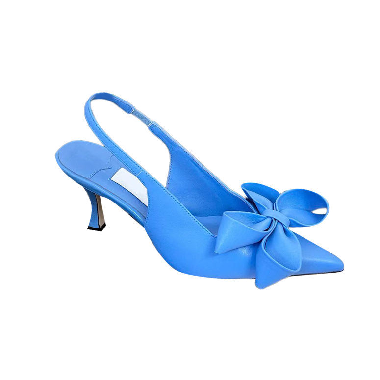 Bow Kitten Heel Sandals