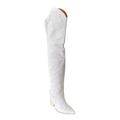 Diamante Over The Knee Boots
