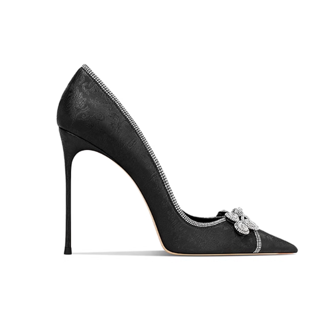 Diamante Stiletto Heel Pumps - 10cm