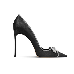 Diamante Stiletto Heel Pumps - 10cm