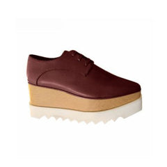 Lace Up Oxford Platform Sneakers