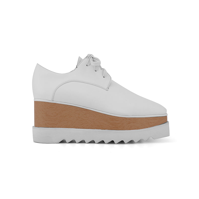 Lace Up Oxford Platform Sneakers