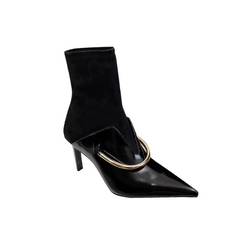 Metal Embellished Ankle Boots